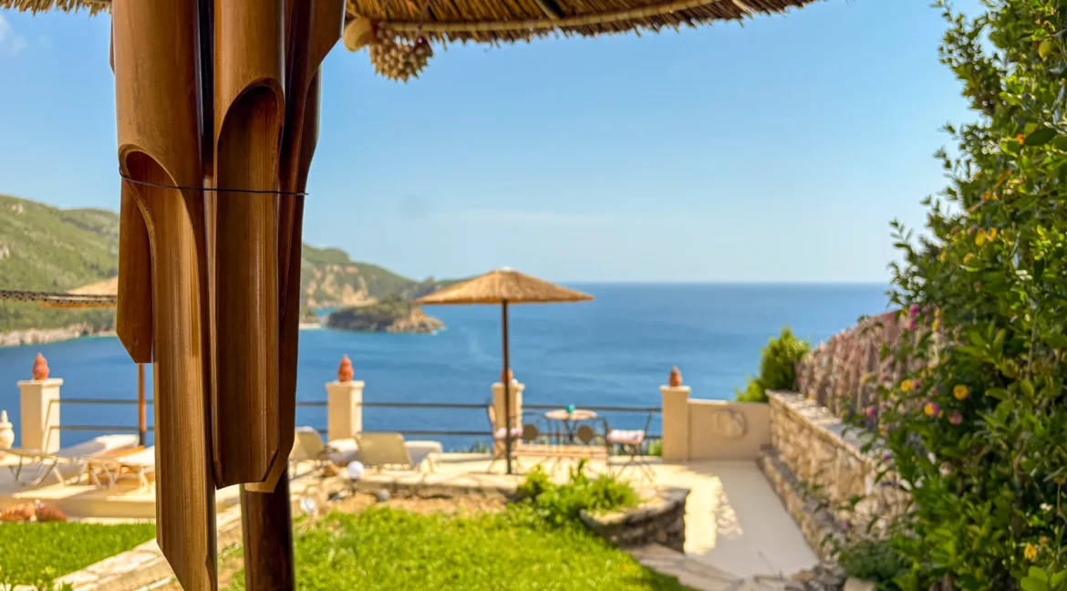Houses for sale in Paleokastritsa Corfu with Sea View