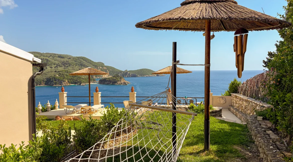 Houses for sale in Paleokastritsa Corfu with Sea View