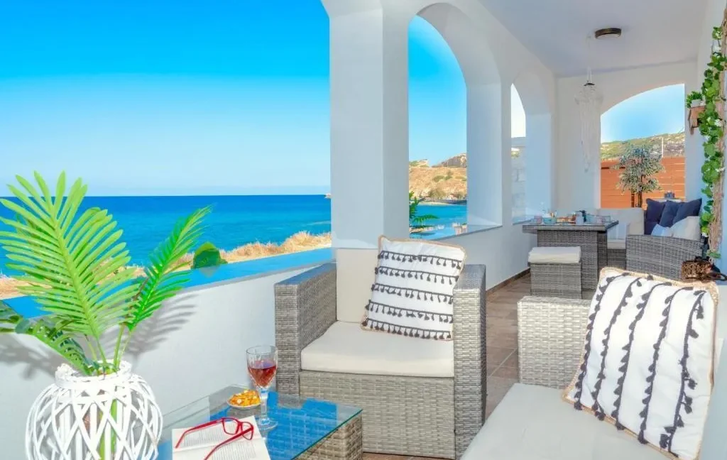 2 Seafront Villas for Sale in Rethymno Crete
