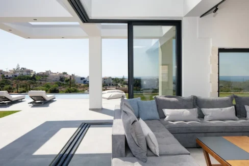 Luxury Villa with Panoramic Sea Views for sale Chania Crete 16