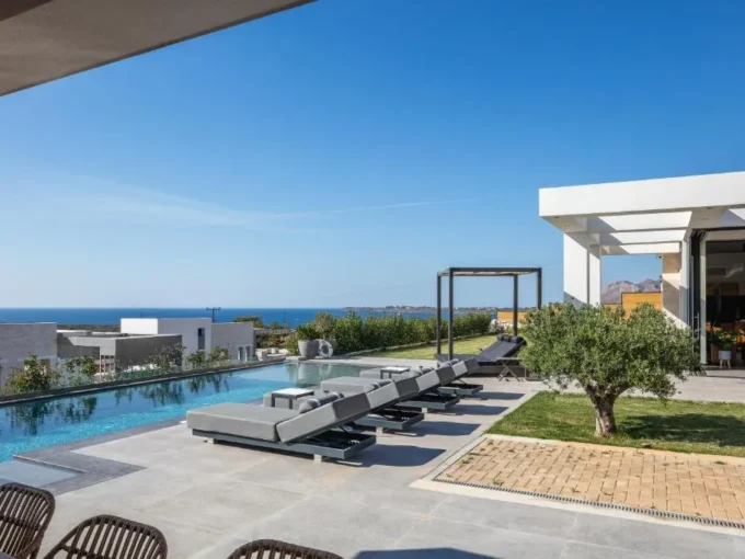 Luxury Villa with Panoramic Sea Views for sale Chania Crete
