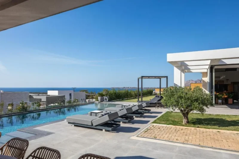 Luxury Villa with Panoramic Sea Views for sale Chania Crete