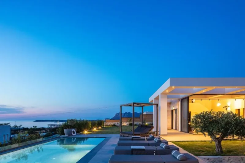 Luxury Villa with Panoramic Sea Views for sale Chania Crete