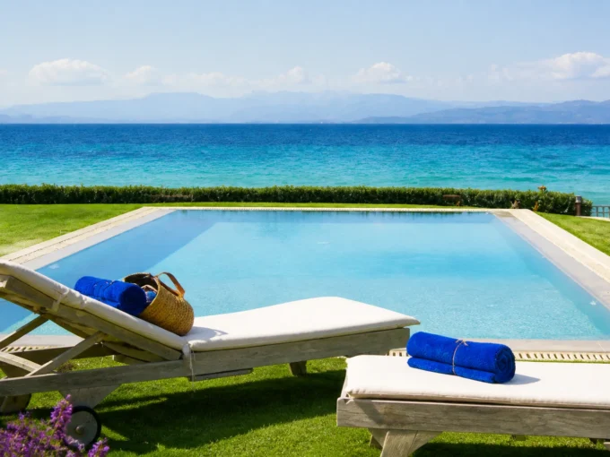 Seafront Villa in Aegina for sale