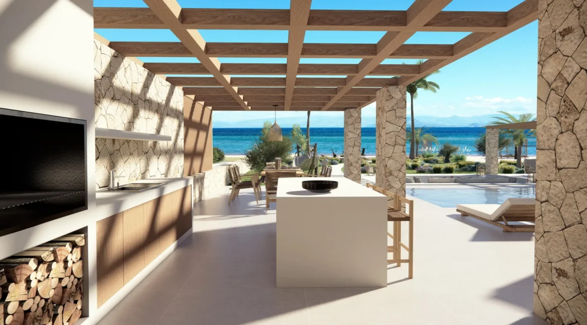 Beautiful Waterfront Villa for Sale in Corfu