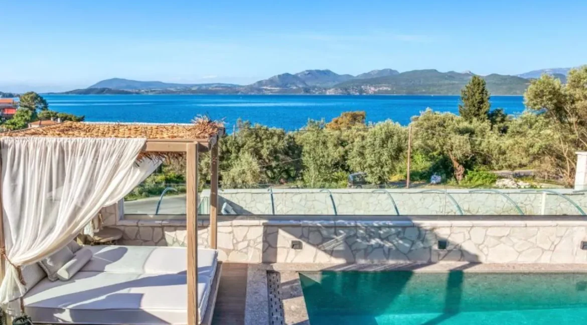 Sea View Complex of 3 Villas for sale in Lefkada