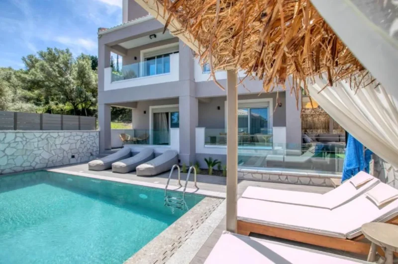 Sea View Complex of 3 Villas for sale in Lefkada
