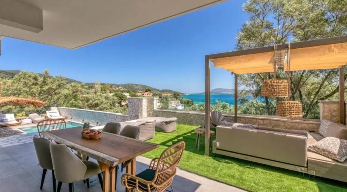 Sea View Complex of 3 Villas for sale in Lefkada