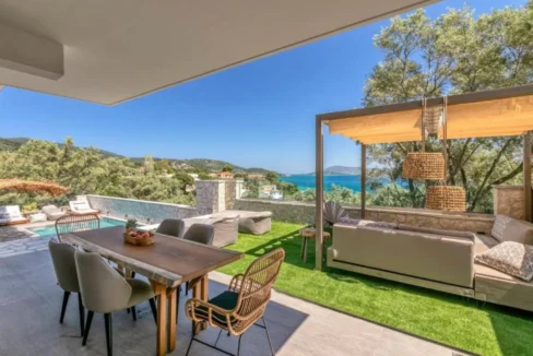 Sea View Complex of 3 Villas for sale in Lefkada