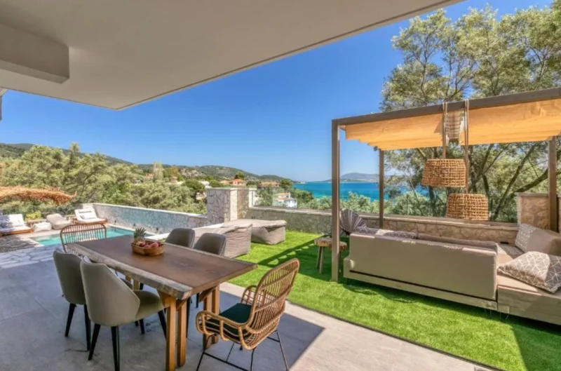 Sea View Complex of 3 Villas for sale in Lefkada