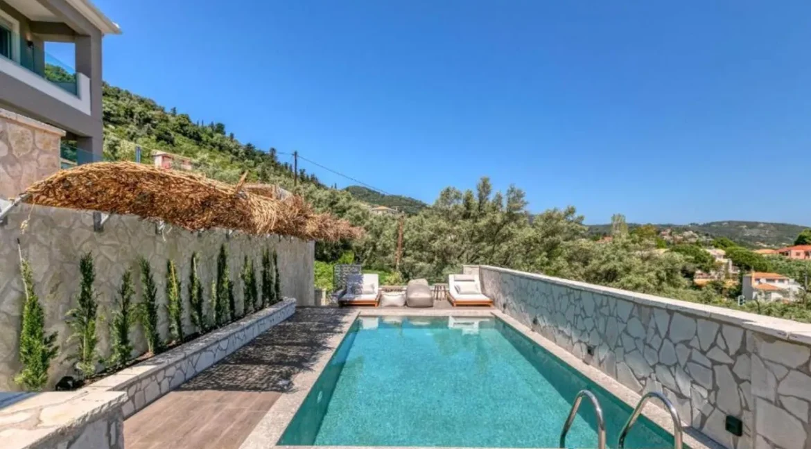 Sea View Complex of 3 Villas for sale in Lefkada