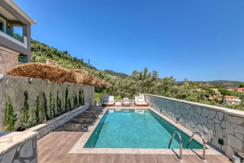 Sea View Complex of 3 Villas for sale in Lefkada