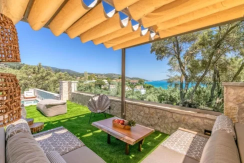 Sea View Complex of 3 Villas for sale in Lefkada