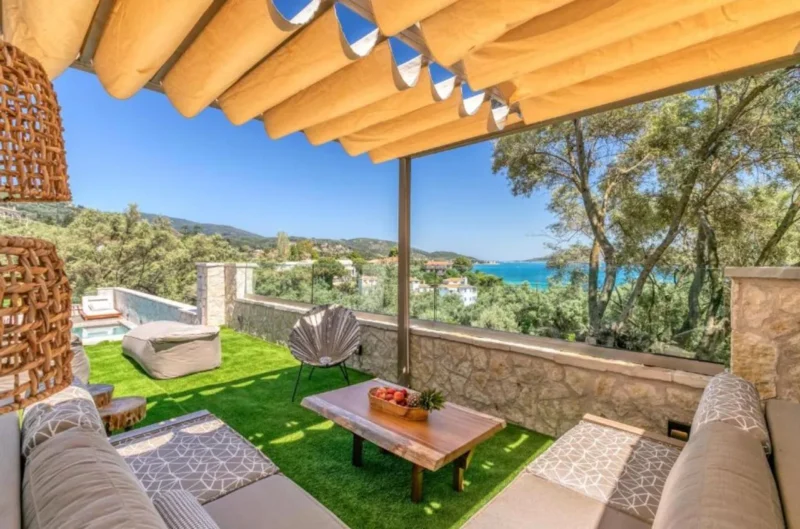 Sea View Complex of 3 Villas for sale in Lefkada