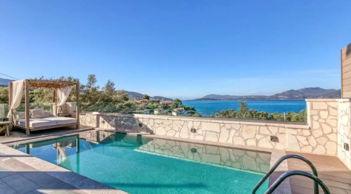 Sea View Complex of 3 Villas for sale in Lefkada