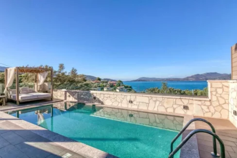 Sea View Complex of 3 Villas for sale in Lefkada