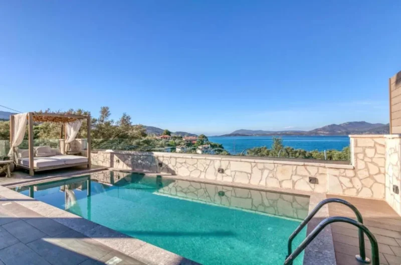 Sea View Complex of 3 Villas for sale in Lefkada