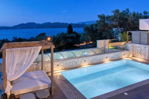 Sea View Complex of 3 Villas for sale in Lefkada