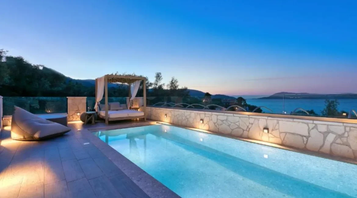 Sea View Complex of 3 Villas for sale in Lefkada