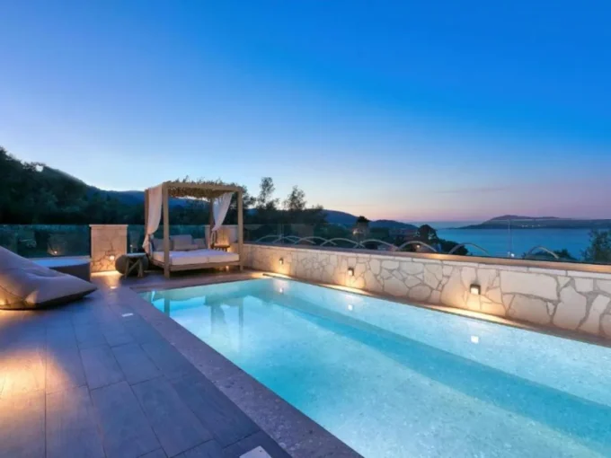 Sea View Complex of 3 Villas for sale in Lefkada