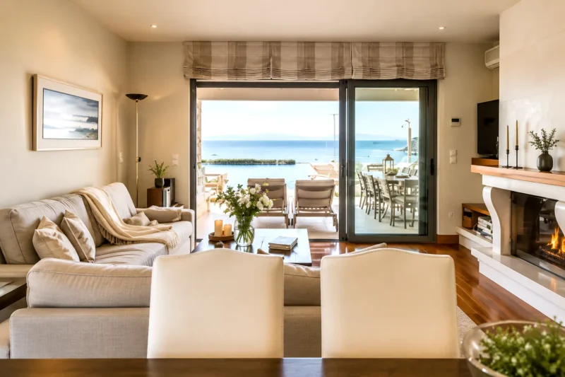 Seafront Villa in Aegina for sale