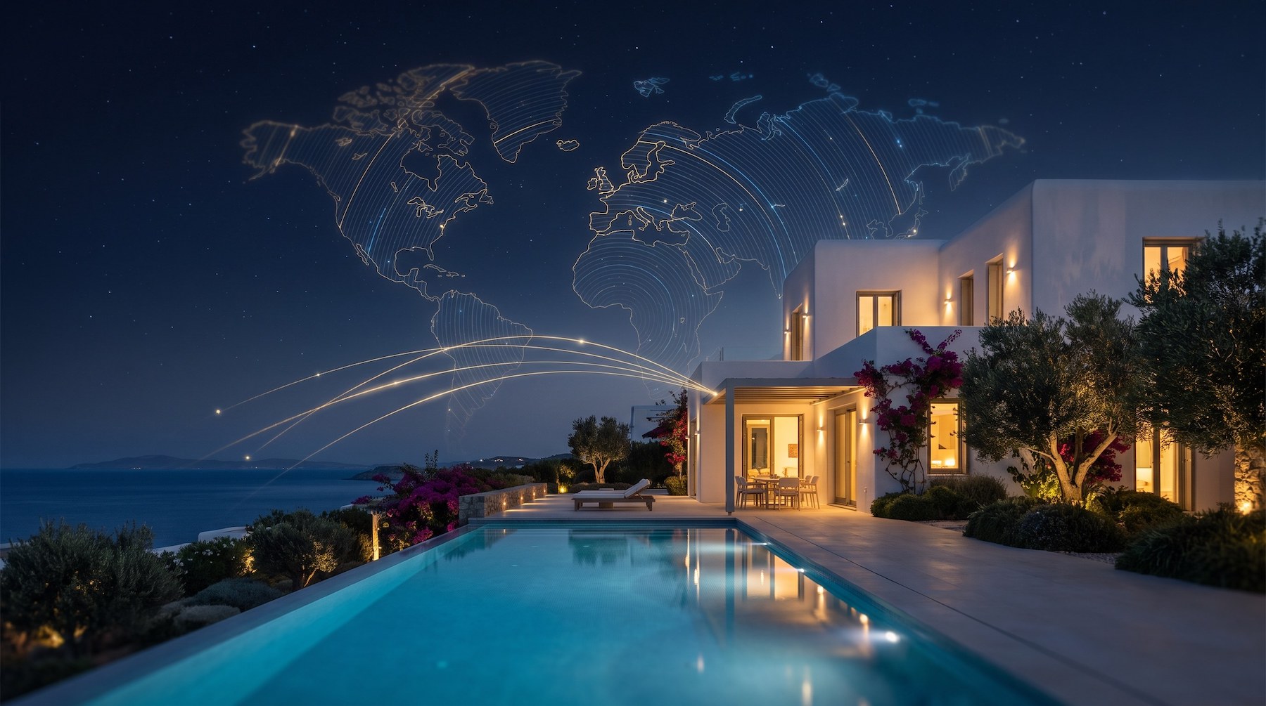 The Exclusivity Decision - Luxury Property Contract Signing an exclusive mandate contract for a luxury villa in Greece