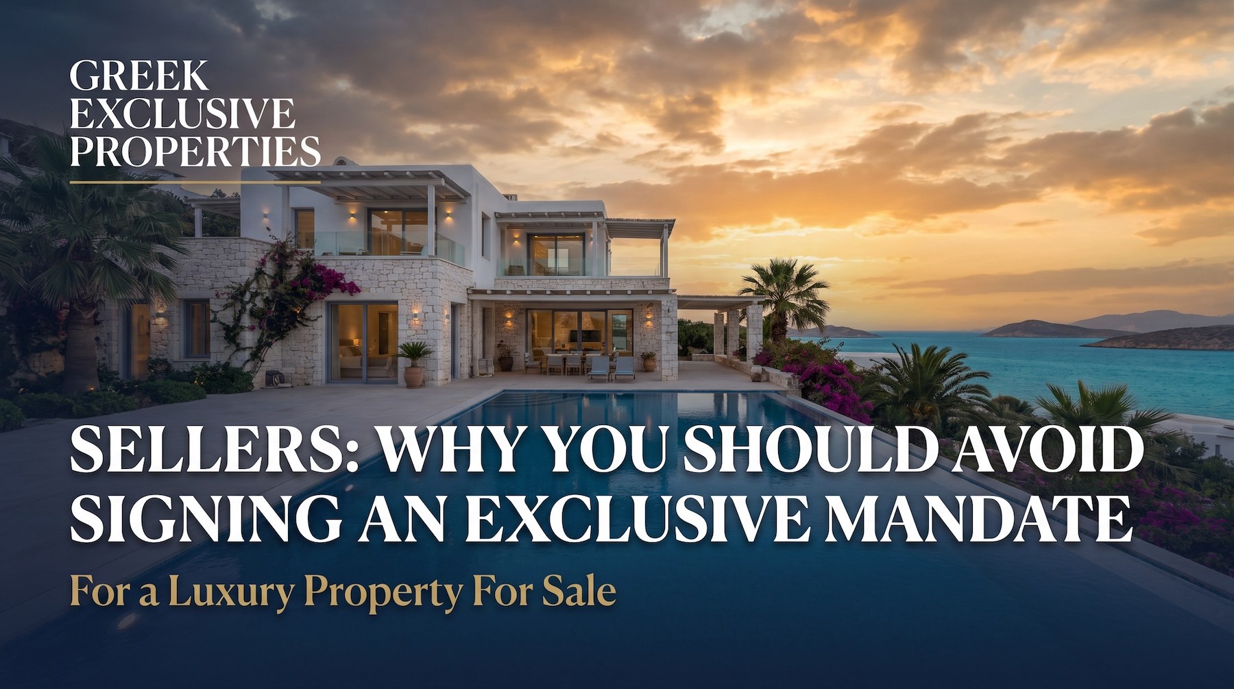 Avoid signing Exclusive Mandate for a luxury property 3