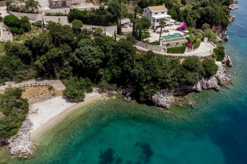 Beautiful Beachfront Villa for Sale in Corfu