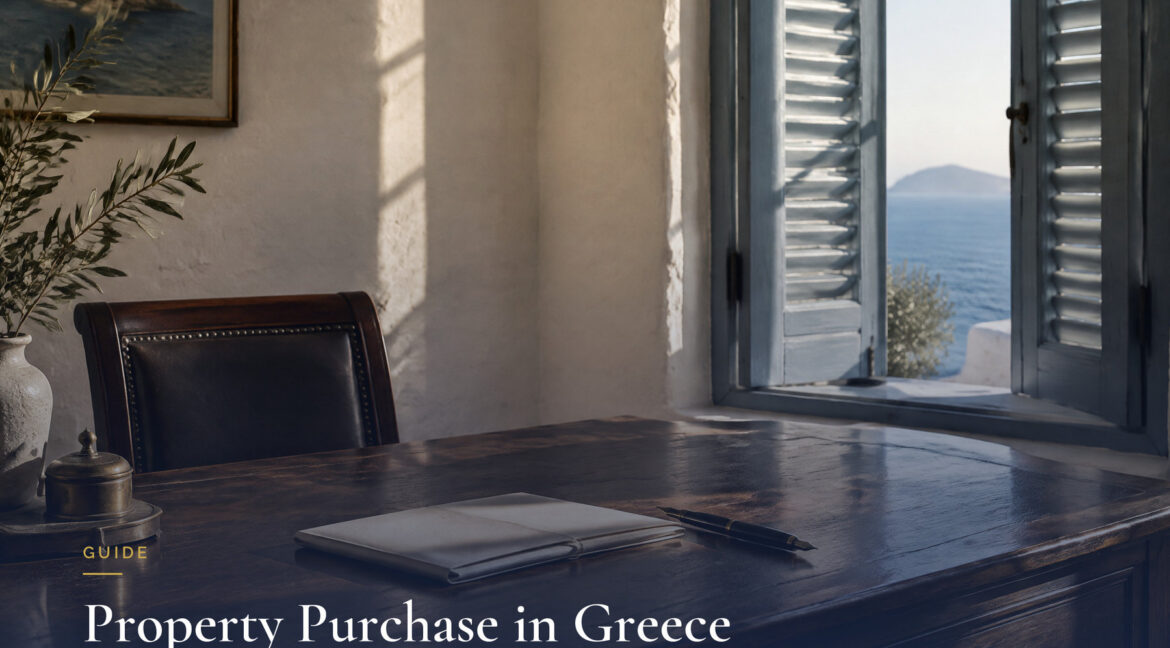 Steps in property purchase in Greece