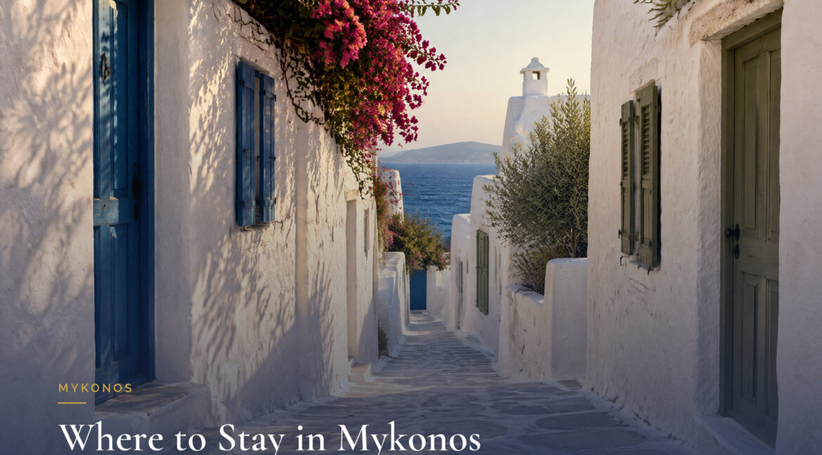 Where to Stay in Mykonos - a guide to the island bays by Greek Exclusive Properties